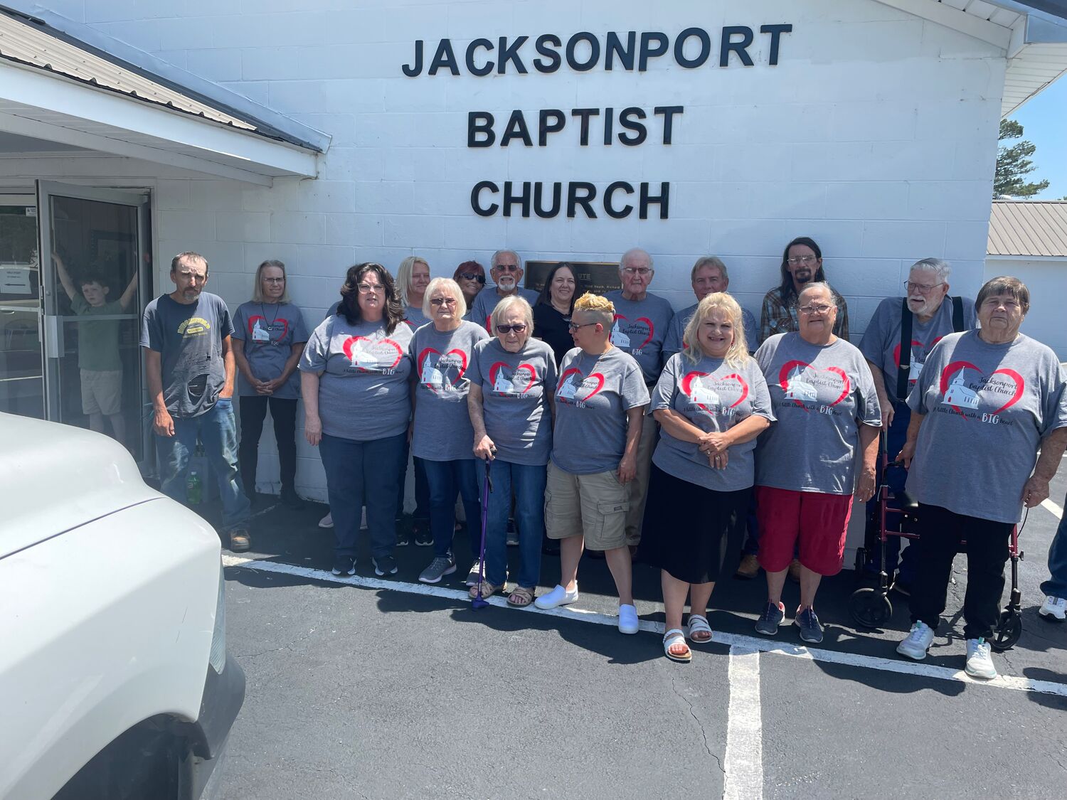 Jacksonport Baptist Church Food Pantry interior